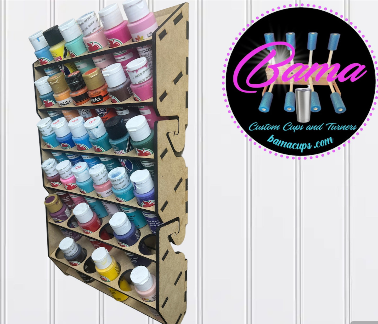 Expandable Hanging Acrylic Paint Rack Apple Barrel and More