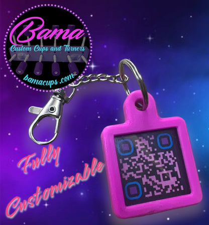 QR Code Keychain FREE SHIPPING!