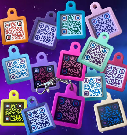 QR Code Keychain FREE SHIPPING!